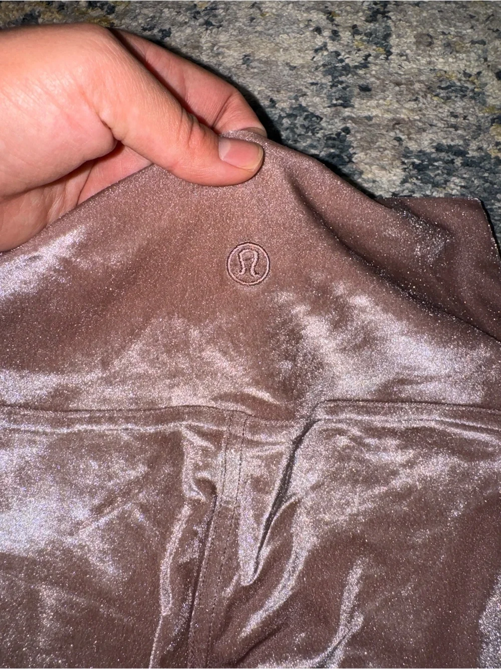 Lululemon Velvet High-Waist Leggings - Dusty Rose - Picture 6 of 7